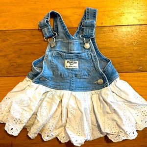 Oshkosh Overall Dress 6 month